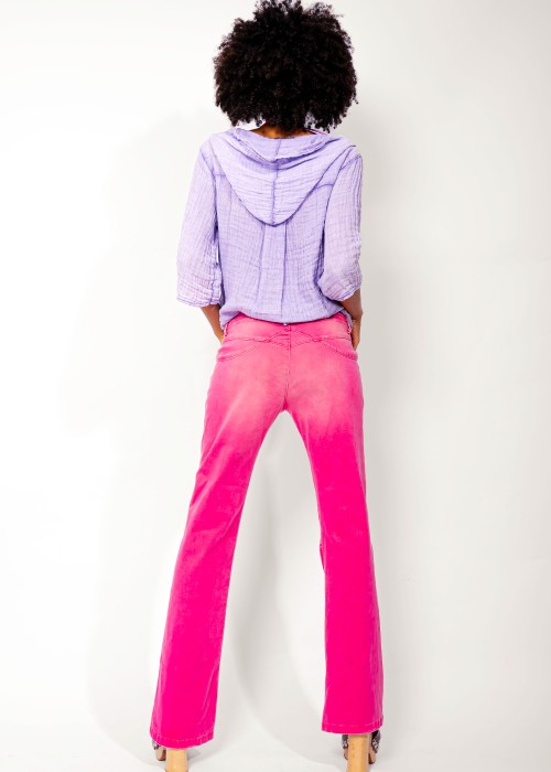 Flared Jeans Pink wash