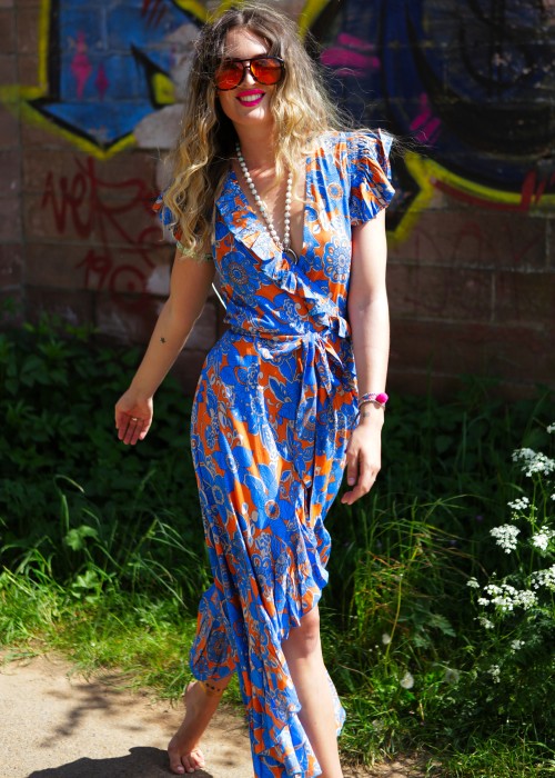 FEATHER & FIND Maxi Kleid Magdalena