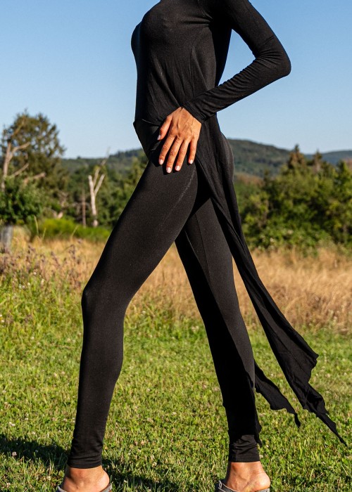 Boho Leggings schwarz