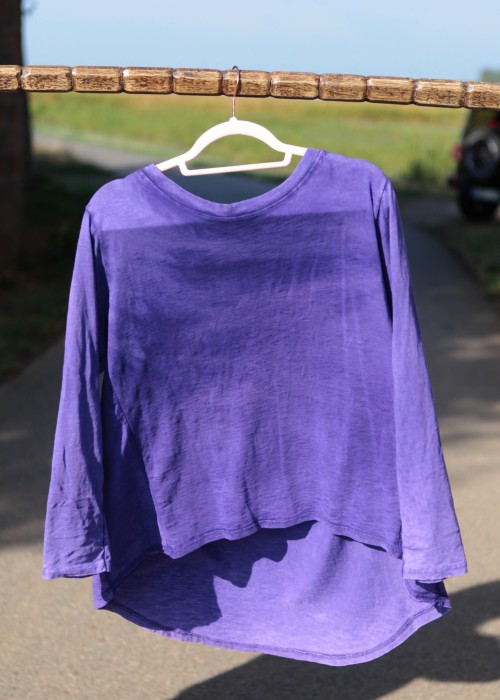 Oversize Shirt lila